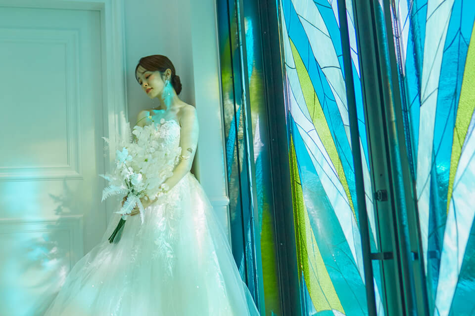 ステンドガラスの写真